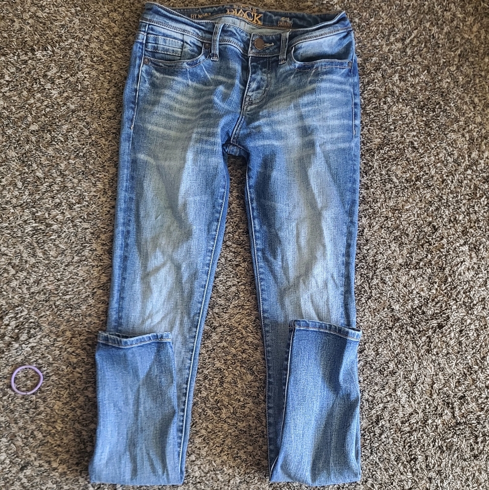 Buckle Black light blue skinny jeans